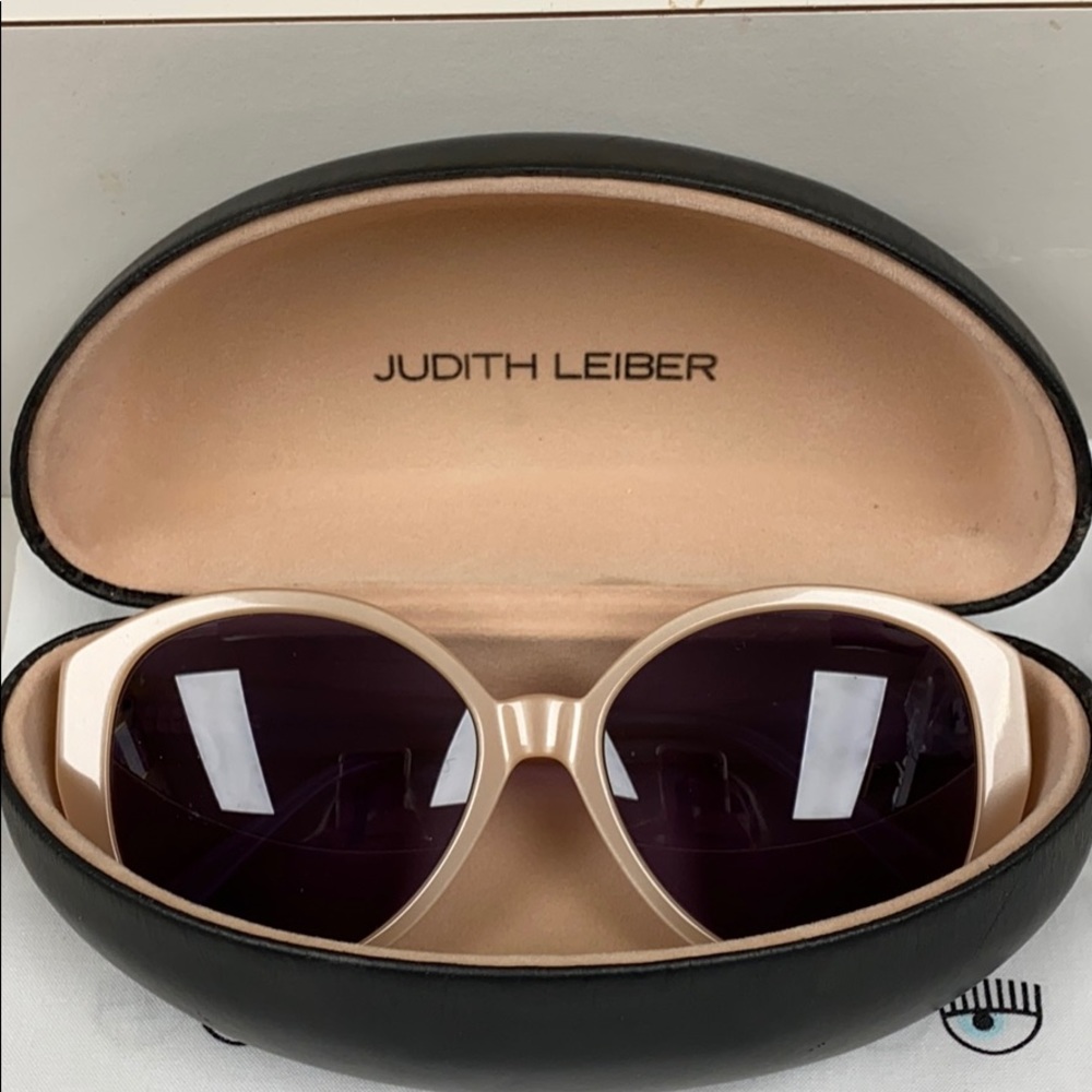 Judith Lieber Crystal Encrustedlogosunglasses - image 7